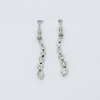 graduated rbc white diamond curve earrings