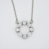 marquise and round diamond circle of life pendant