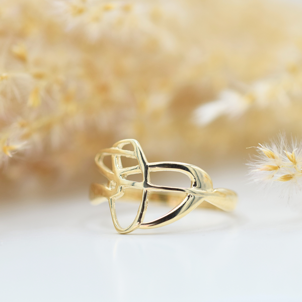 quantum gold ring front